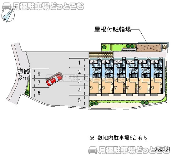 安芸郡坂町坂東3－10－26の月極駐車場2