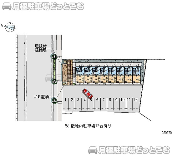 姫路市飾磨区中浜町1－36の月極駐車場1