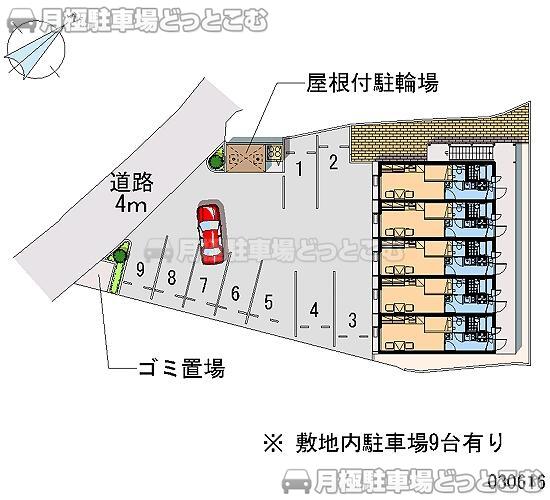広島市安佐北区落合南3－14－18の月極駐車場2
