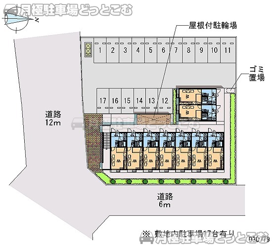 南アルプス市小笠原柿平2370の月極駐車場1