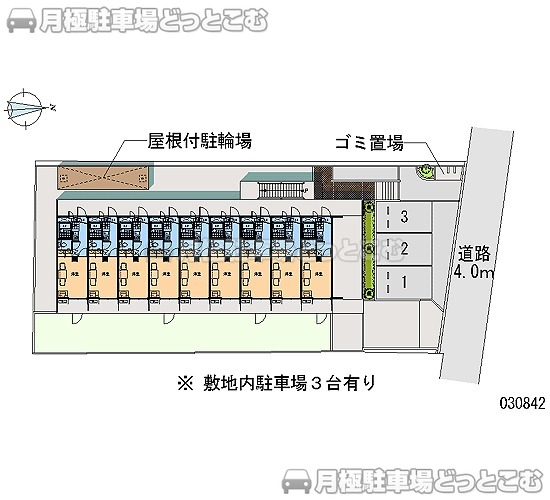 大阪市住之江区南加賀屋4－9－27の月極駐車場2