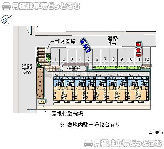 東金市道庭889－1の月極駐車場2