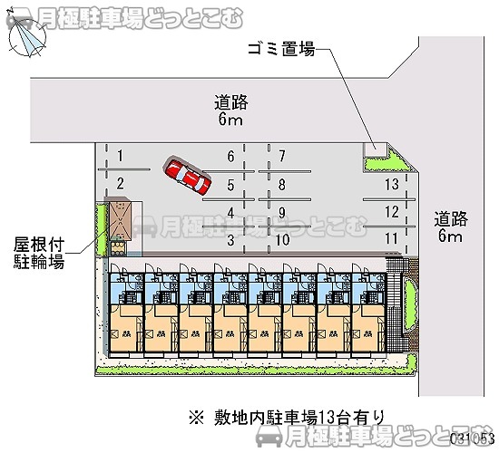 加東市藤田1755の月極駐車場2