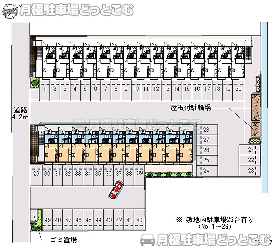 津市末広町18－9の月極駐車場2