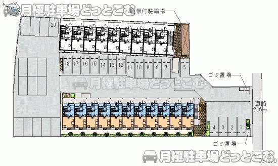 赤穂市中広130－9の月極駐車場1