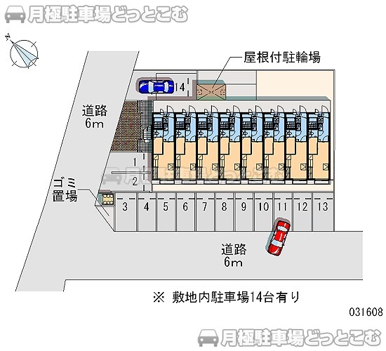 加東市上滝野2367の月極駐車場2