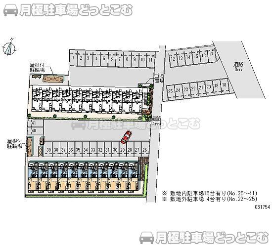 八街市大木674－19の月極駐車場2