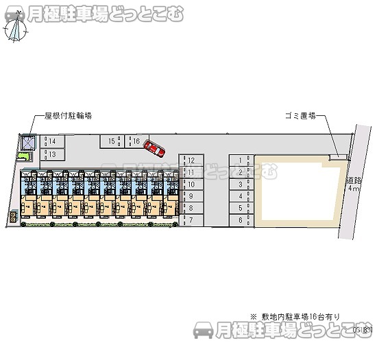 仙台市宮城野区岩切大前84－4の月極駐車場2