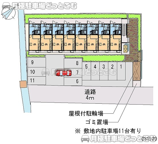 彦根市芹橋2－8－28の月極駐車場2