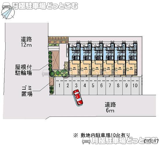 薩摩川内市中郷4－24の月極駐車場2