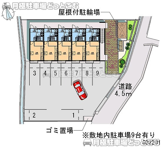 広島市安佐北区可部1－2－8の月極駐車場2