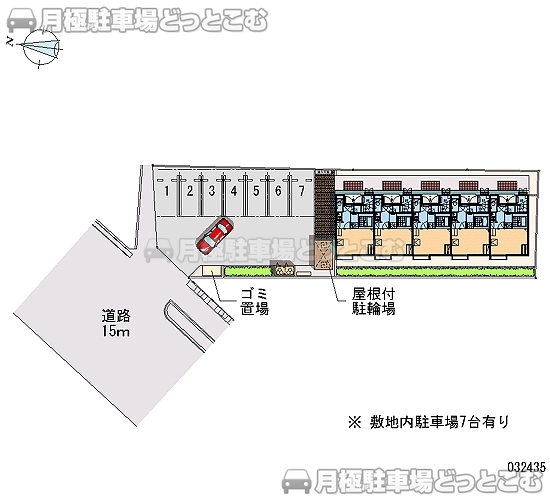 湖西市新居町浜名329－1の月極駐車場2