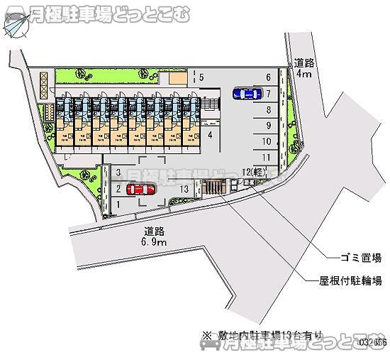 堺市北区百舌鳥赤畑町5－746の月極駐車場2