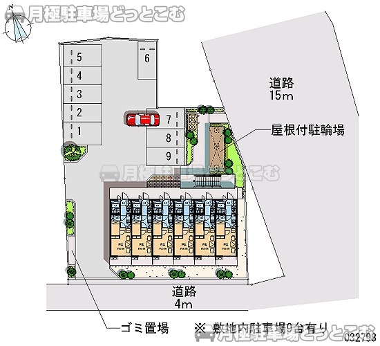 八王子市小宮町927－5の月極駐車場1