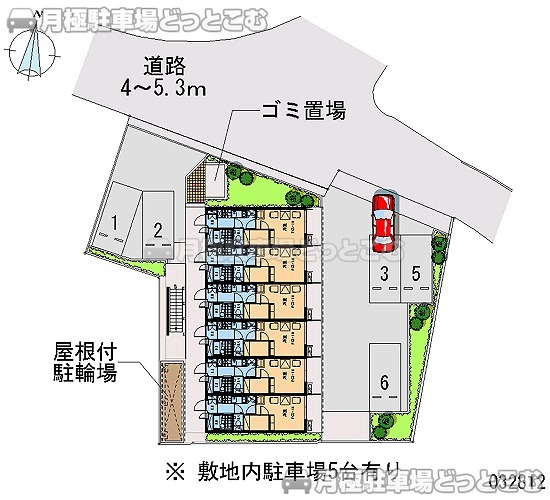 府中市紅葉丘2－29－10の月極駐車場2