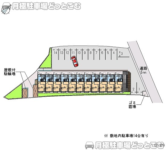 神崎郡福崎町馬田34－1の月極駐車場1