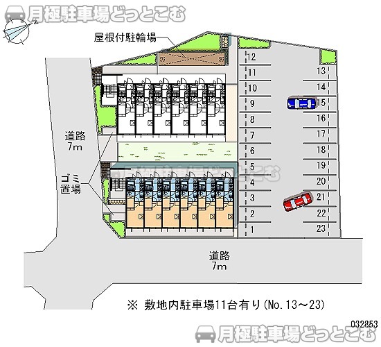 明石市大久保町大窪427－1の月極駐車場1