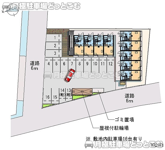 姫路市網干区垣内西町1755－5の月極駐車場2