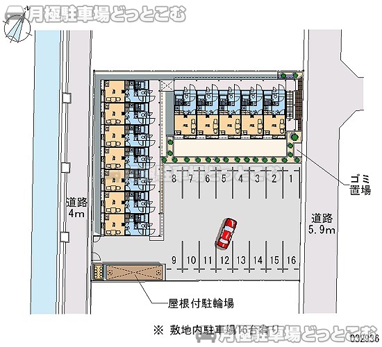 柳井市南町7－6－5の月極駐車場2