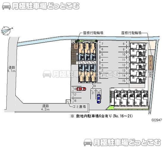 広島市安佐南区川内3－4－29－10の月極駐車場1