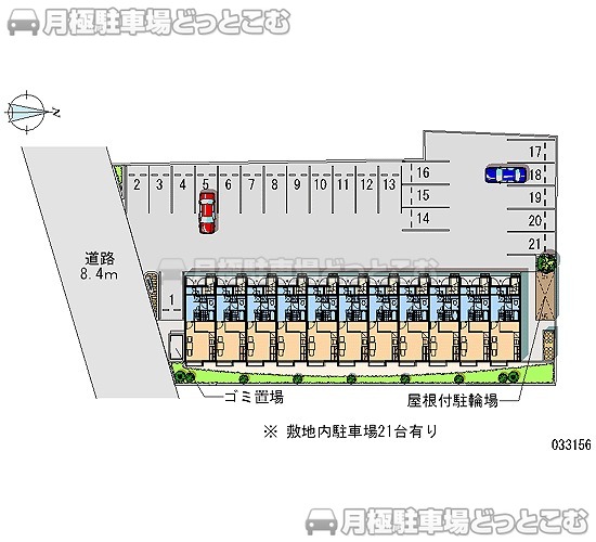 伊賀市西明寺3204－1の月極駐車場2