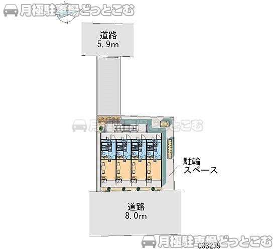 仙台市青葉区南吉成2－6－8の月極駐車場1