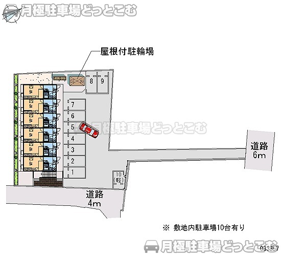 郡山市富久山町久保田字大原32－2の月極駐車場1