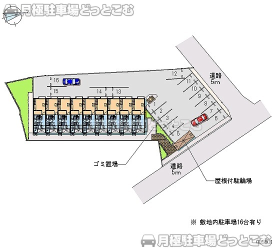姫路市花田町勅旨345－1の月極駐車場2