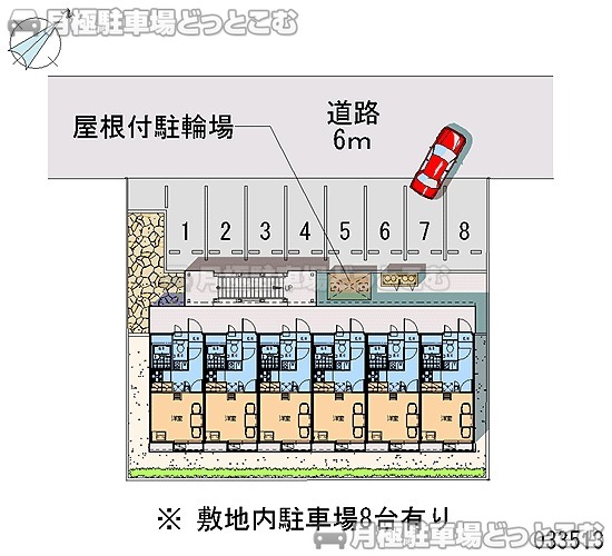 静岡市清水区木の下町48の月極駐車場2