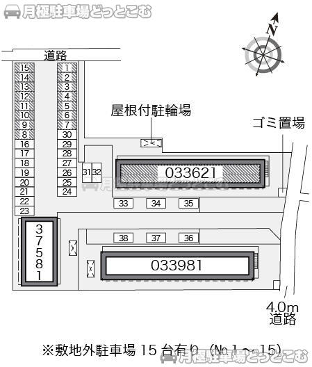 北足立郡伊奈町小室7011－5の月極駐車場2