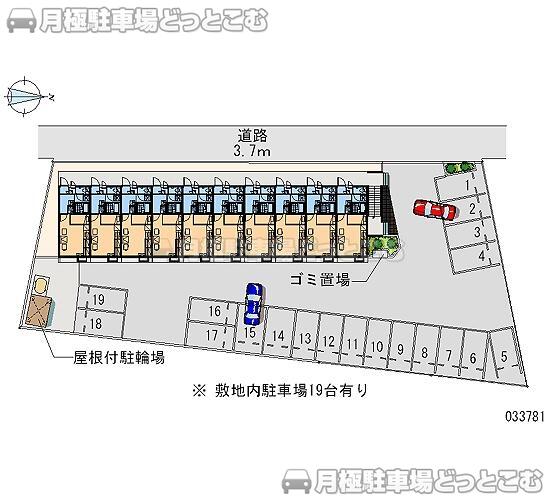 松本市村井町南3－13－22の月極駐車場2