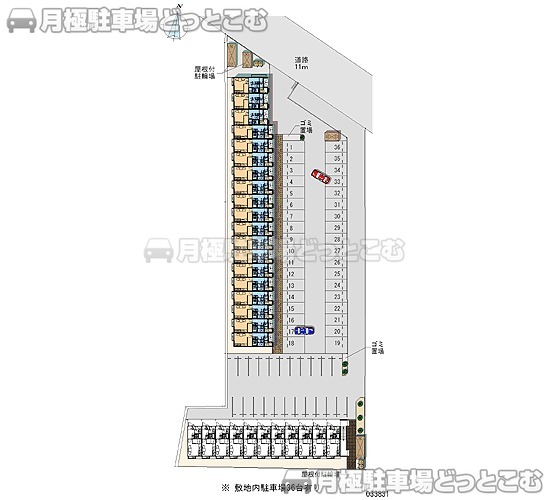 柳井市柳井1628－6の月極駐車場2