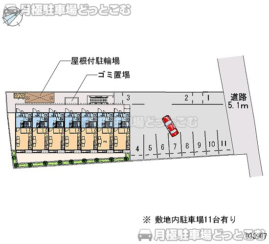 加古川市尾上町池田452－1の月極駐車場2