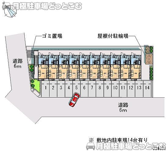 印旛郡栄町安食2－18－25の月極駐車場2