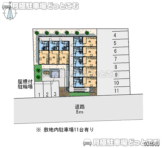 札幌市手稲区前田八条19－8－22の月極駐車場2