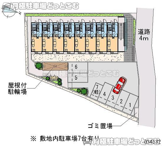 横浜市旭区桐が作1452－7の月極駐車場2