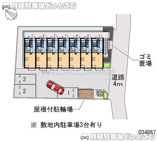藤沢市片瀬5－1－18の月極駐車場2