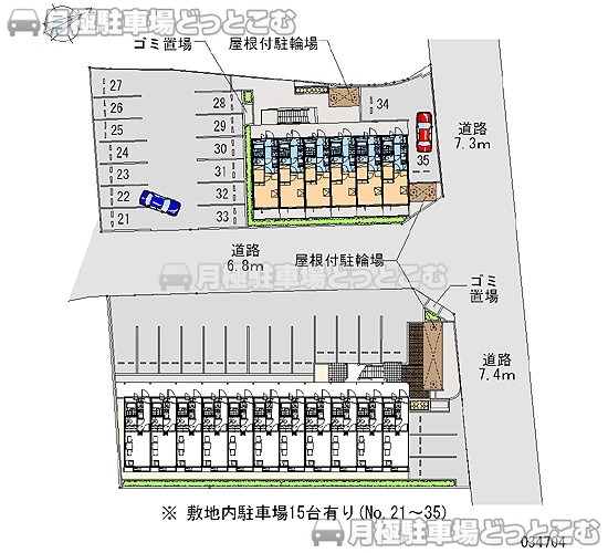明石市大久保町西島660－1の月極駐車場2