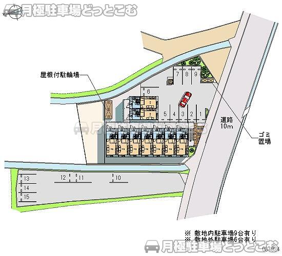 姫路市西庄甲465－1の月極駐車場2