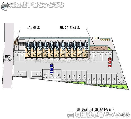 北九州市小倉南区東水町4－1の月極駐車場2