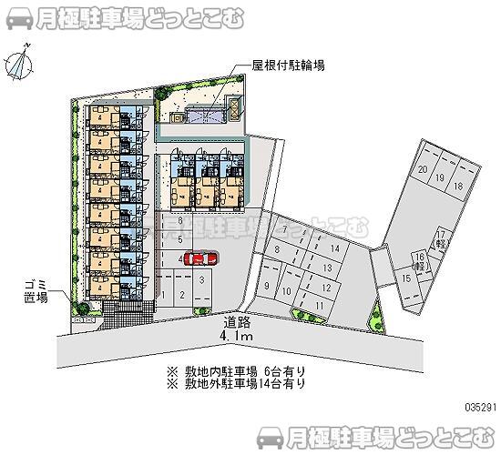 千曲市桜堂68の月極駐車場2