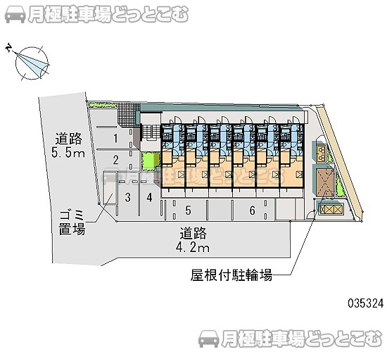 富士見市鶴馬2－11－28の月極駐車場1