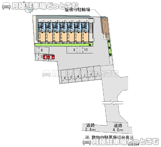 愛甲郡愛川町中津2300－1の月極駐車場2