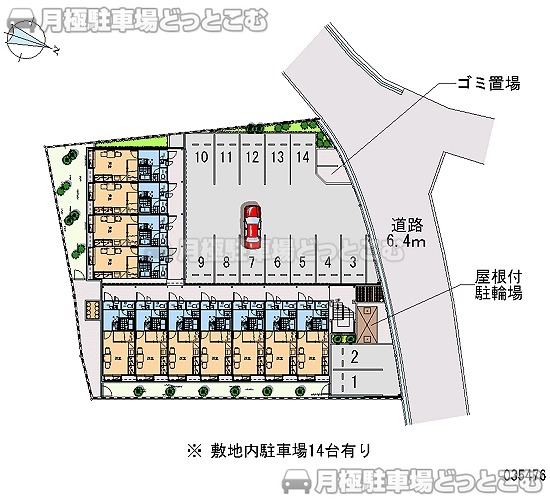 泉南市樽井7－8－16の月極駐車場2