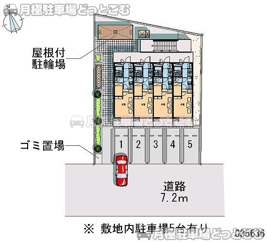 名古屋市中川区小本本町1－2の月極駐車場2