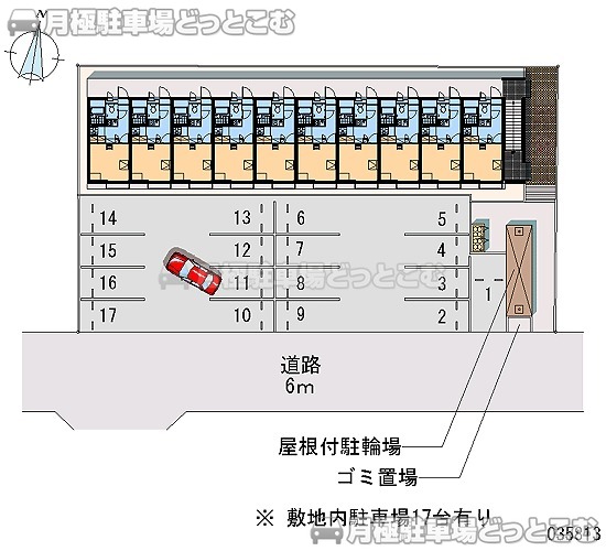 玉野市田井3－24－6の月極駐車場2