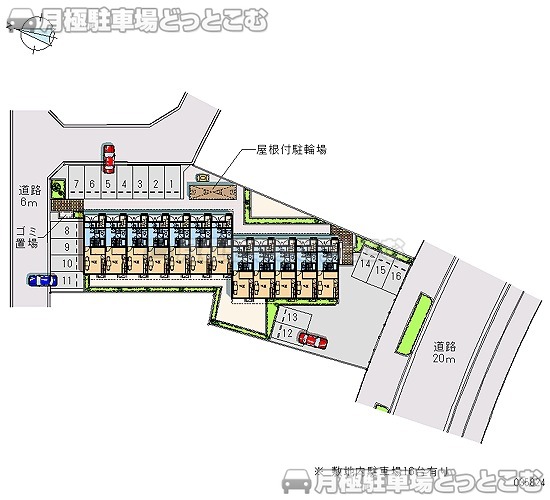 新潟市西区みずき野4－13－45の月極駐車場2