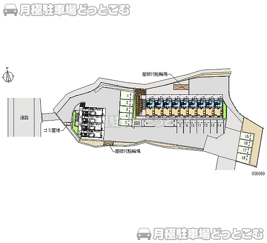 四條畷市清瀧54－6の月極駐車場2