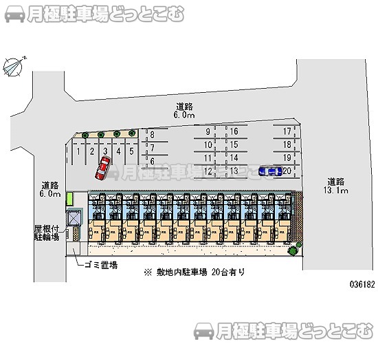 吉田郡永平寺町松岡御公領501の月極駐車場1