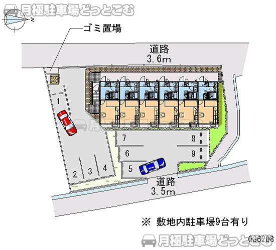 彦根市東沼波町912の月極駐車場2